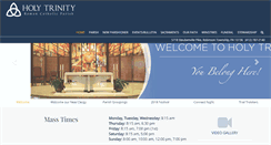 Desktop Screenshot of holytrinityrobinson.org